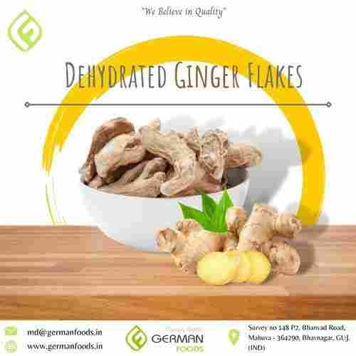 100% Pure Dehydrated Ginger Flakes