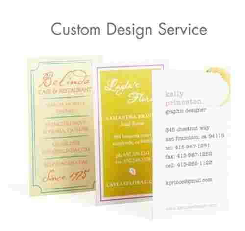 Custom Card Design Services