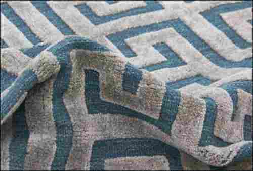 Attractive Designs Pile Turquoise Wool Carpets