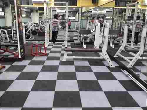 Seamless Finish Rubber Gym Flooring