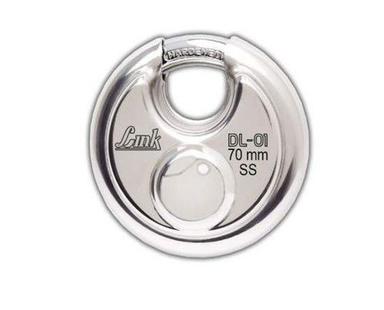 Link 70 Mm Stainless Steel Disc Padlock Application: Doors