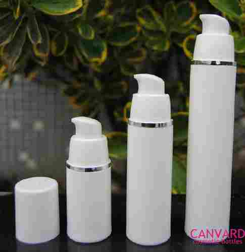 White Color PP Airless Bottle