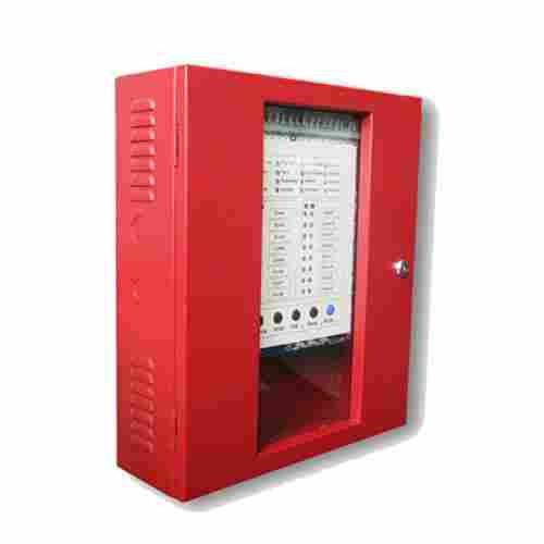 Red Fire Alarm Panel