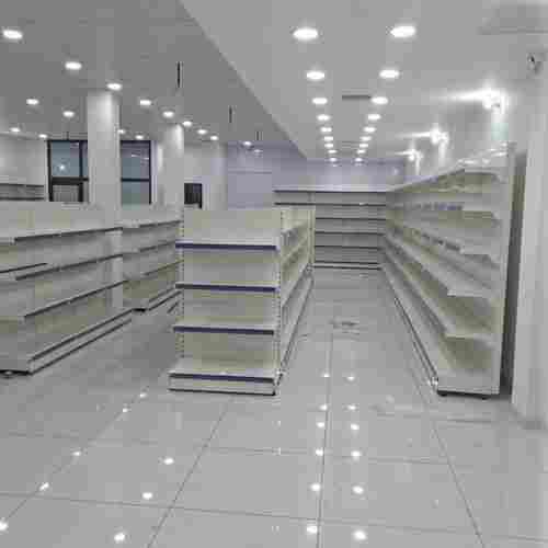 Rectangular MS Supermarket Shelf