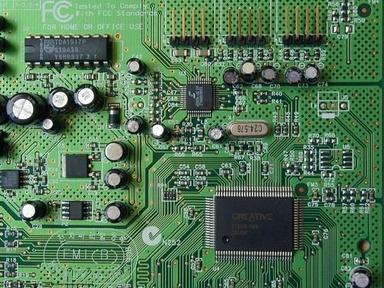 Green Electronic Integrated Circuit Board