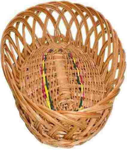 Natural Wood Colour Decorative Basket 