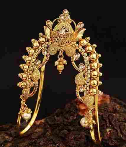 Women'S Gold Plated Brass Metal Armlet