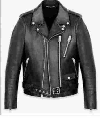 Men Black Leather Jacket 