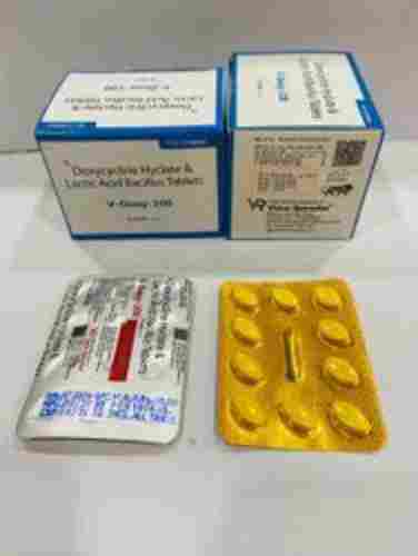 V-Doxy 100mg Doxycycline Hydrochloride and Lactic Acid Bacillus Tablets
