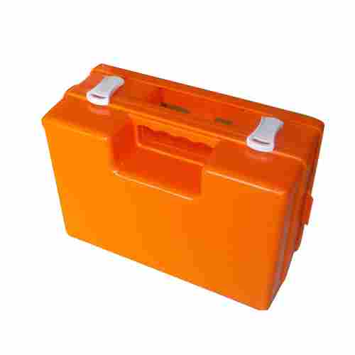 Orange Plastic First Aid Box