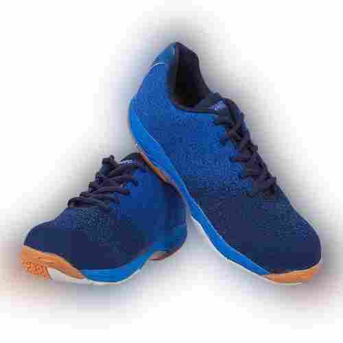 Sport Badminton Non Marking Light Weight Blue Shoes For Mens