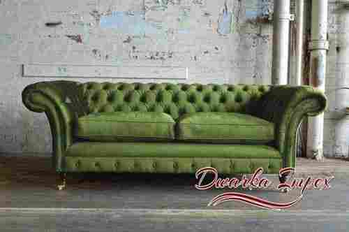 Dwarka Impex 2 Seater Leather Sofa