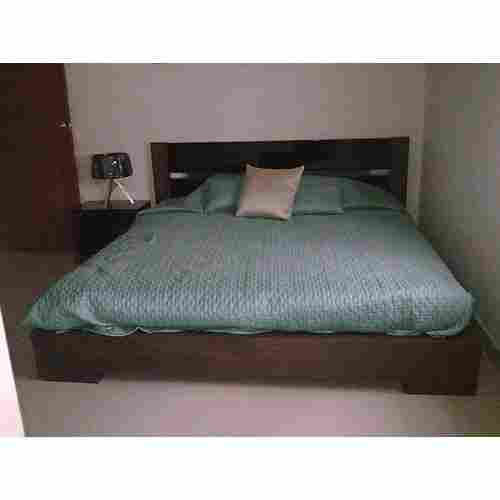 Elegant Finish Wooden Double Cot Bed