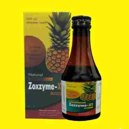 Herbal Pineapple Flavor Digestive Enzyme Syrup