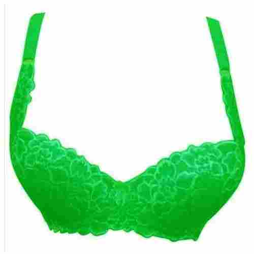 Ladies Embroidered Forest Green Bra