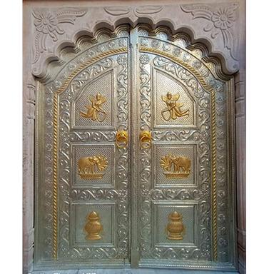 Crafted Decorative Antique Temple Door