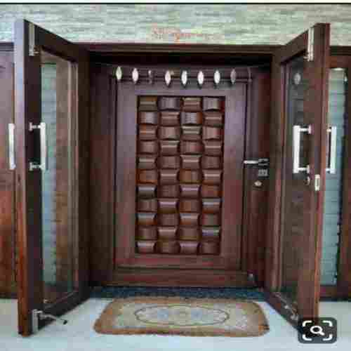 Polished Designer Wooden Door