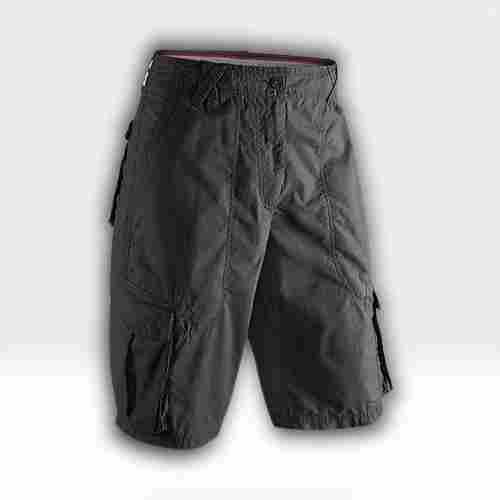 Casual Wear Mens Plain Cargo Cotton Shorts 