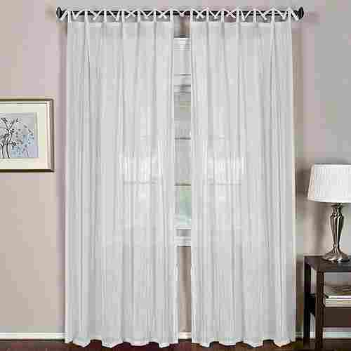 White Color Loop Top Curtain