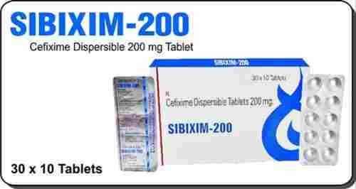 Cefixime 200 Mg Antibiotic Tablets