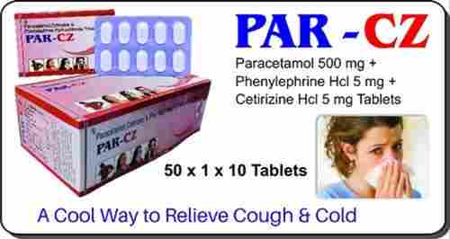Paracetamol Phenylephrine And Cetirizine Tablet