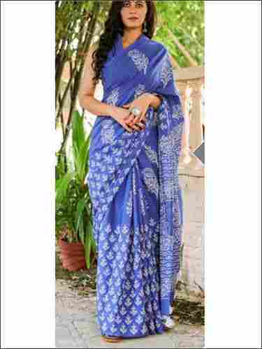 Formal Wear Printed Cotton Saree