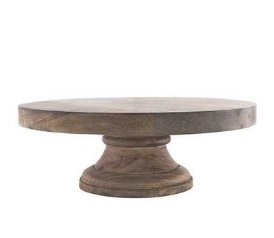 Durable Wooden Christmas Cake Stand