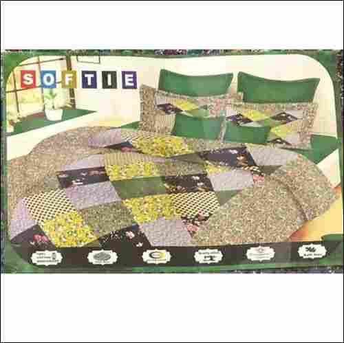 Multi Colored Printed Cotton Bedsheet