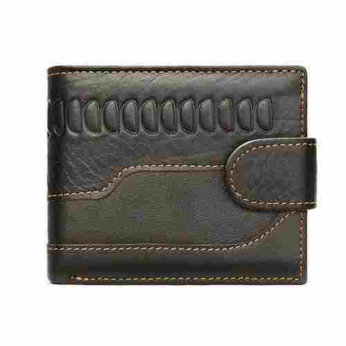 Designer Black Leather Wallet