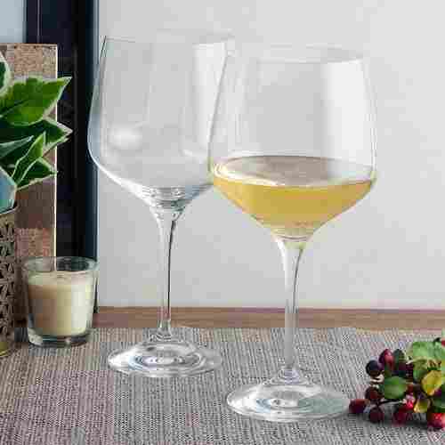 Bohemia Crystal Non Lead Crystal Rebecca Wine Glass 820 ML Set of 6 pcs, Transparent, Non - Lead Crystal