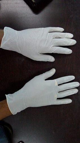 White Disposable Powder Latex Examination Gloves