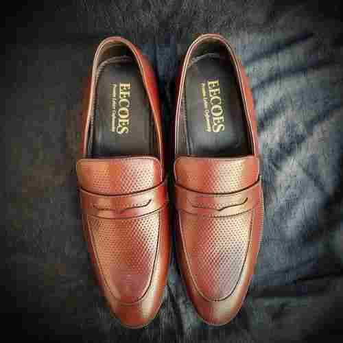 Genuine Leather Penny Loafer Shoes