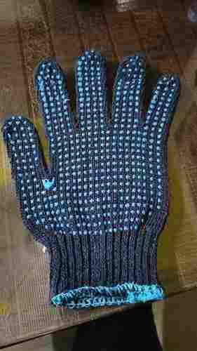 Cotton Knitted Dotted Gloves