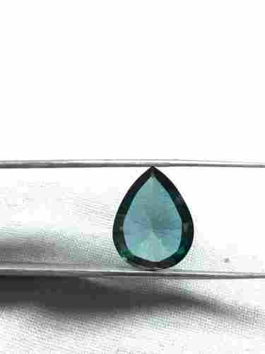4.95 Ct Fancy Pear Shape Blue Moissanite Diamond