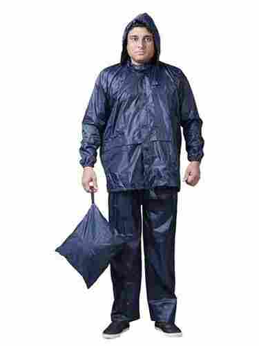 Full Sleeves Plain Anti Shrink PVC Mens Rain Suits