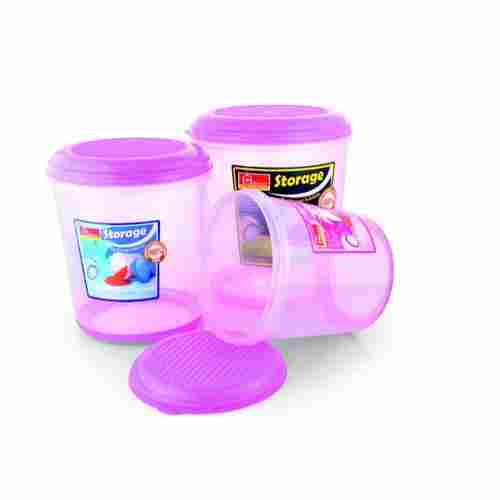 Clear Plastic Storage Container Set