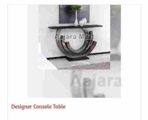 Attractive Design Brown Color Natural Wooden Designer Console Table