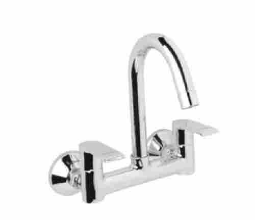 Sink Mixer With Swinging Spout Leg Set Wall Flanges