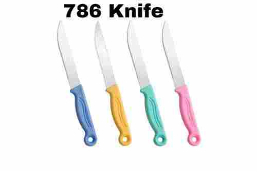 Stainless Steel Kitchen Knife With Plastic Handle Grip