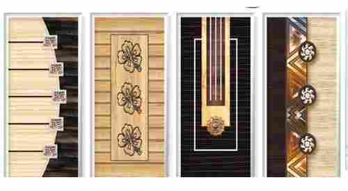 Pinewood Laminated Finish Designer Wooden Door with 7*3 ft Size and 30 mm Thickness