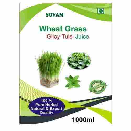 Wheatgrass Giloy Tulsi Mixed Herbal Juice