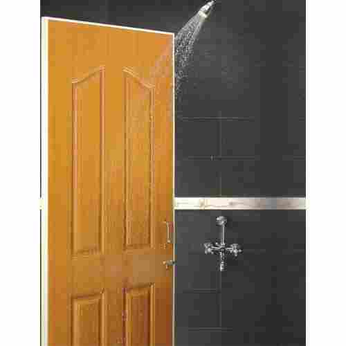 Wooden Finished Waterproof ABS Plastic Bathroom Door with 30 mm Thickness