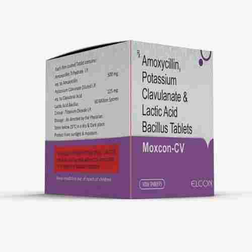 Amoxicillin Potassium Clavulanate And Lactic Acid Bacillus Tablets