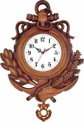 Round Shape Wooden Designer Wall Clock