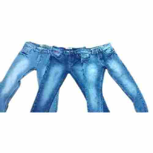 Blue Comfort Fit Stretchable Denim Jeans For Men