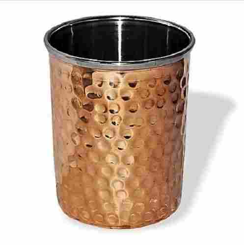 Kwality Light Weight Copper Steel Hammered Glass