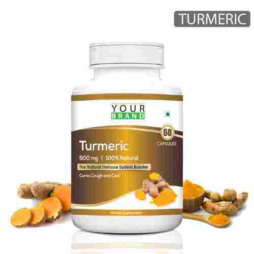 Natural Turmeric Capsule (Packaging Size 60 Capsules)