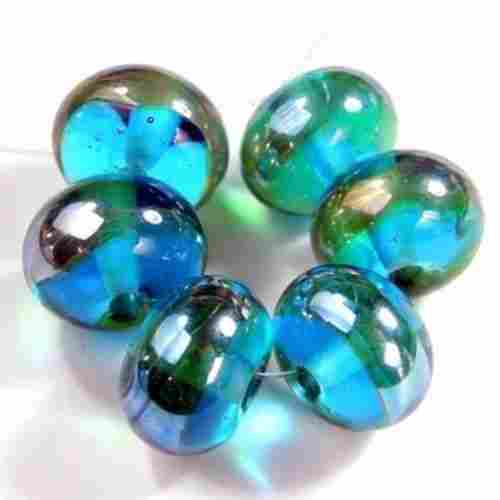Clear Faceted Glass Bead