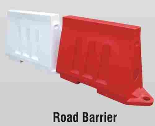 Red And White Road Barriers