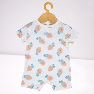 Quick Dry Smooth Feel Round Neck Half Sleeve Multicolor Printed Cotton Dresses For Infant Babies